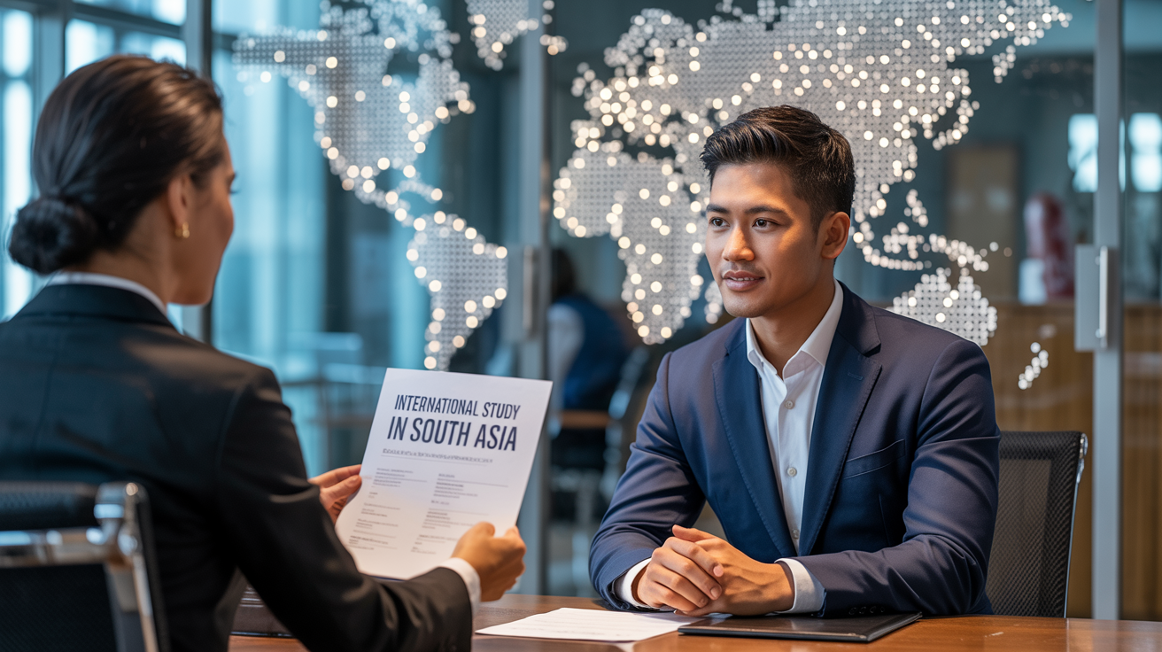 International student applying for a job