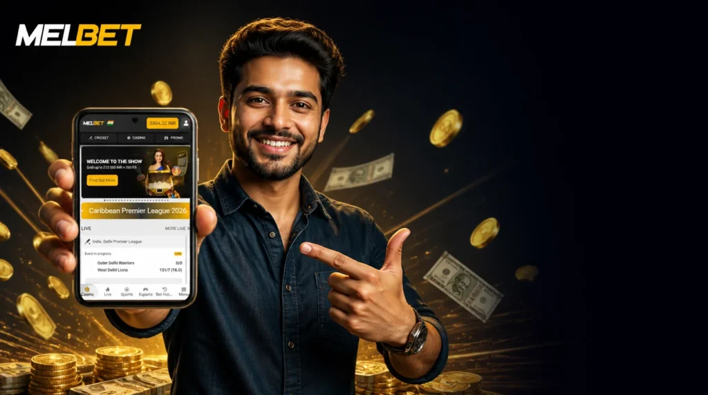 MelBet India official betting site welcome bonus offer